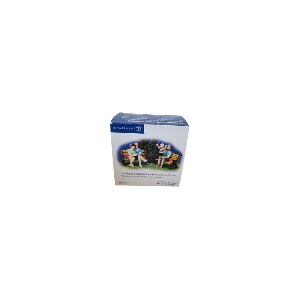 Dept 56 55227 Listening To A Summer Concert Snow Village Accessory - Picture 2 of 5